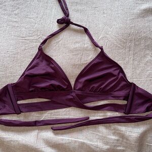Kona Sol purple bathing suit top